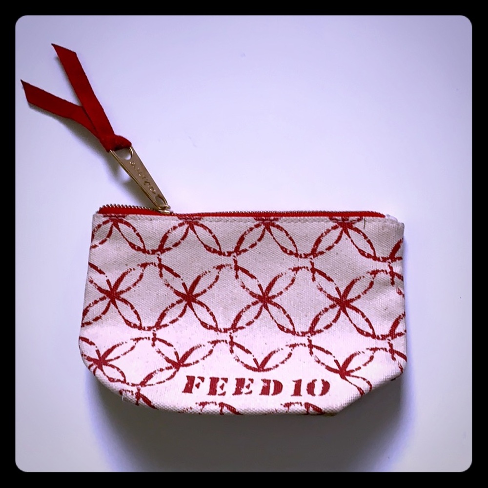 Feed 10 small makeup/coin purse bag